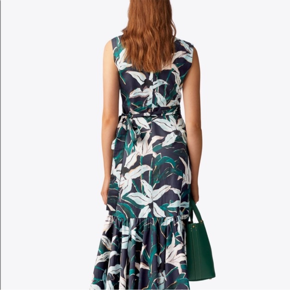 Tory Burch Bloom Print Wrap Dress - Picture 5 of 8